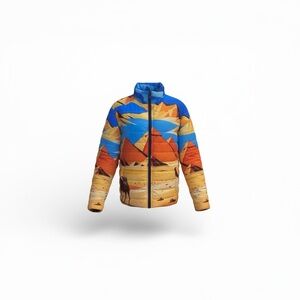 NEW Custom Made Egyptian canvas  Light weight Puffer Jacket Size Large Men